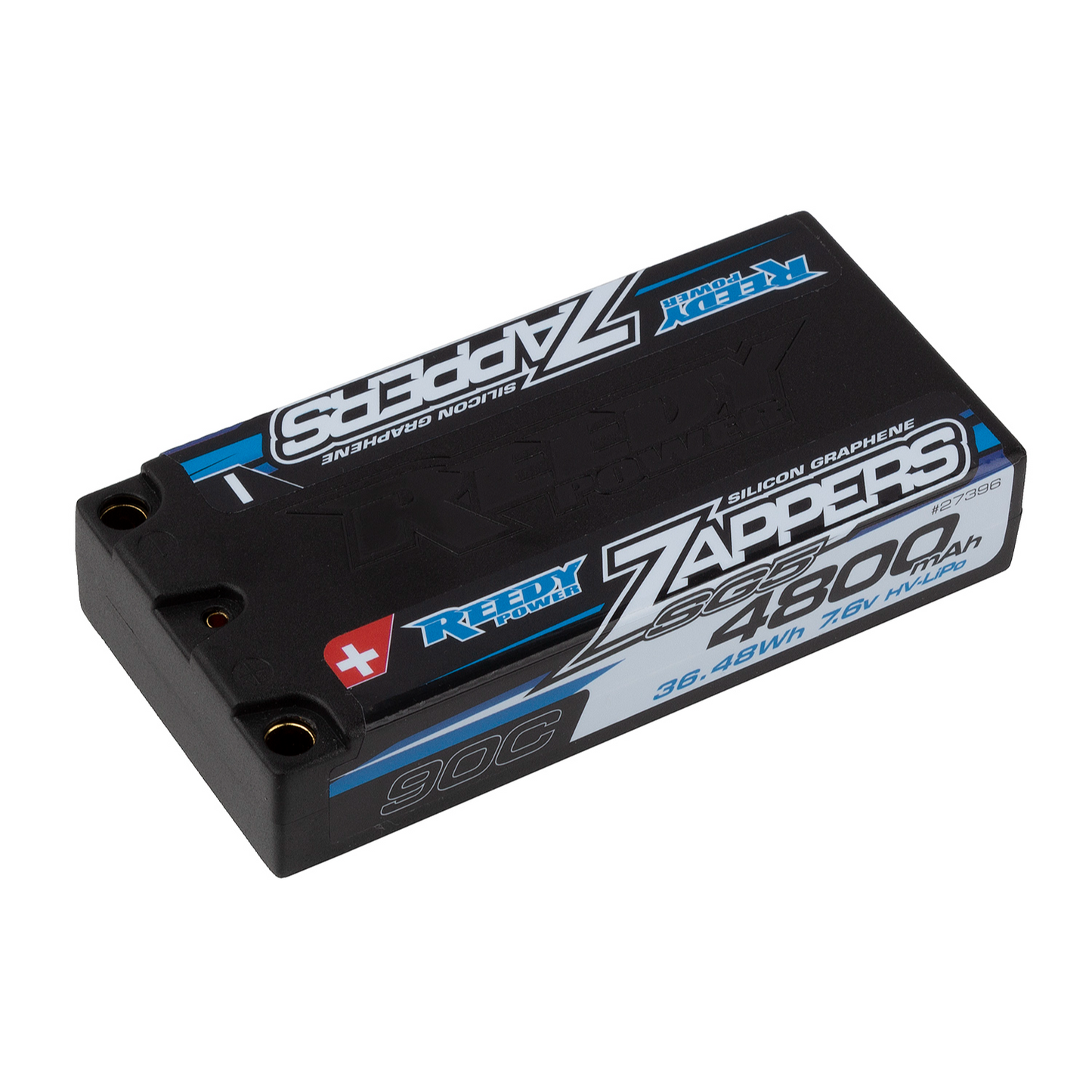 #AS27396 - REEDY ZAPPERS 'SG5' 4800MAH 90C 7.6V LP SHORTY LIPO BATTERY
