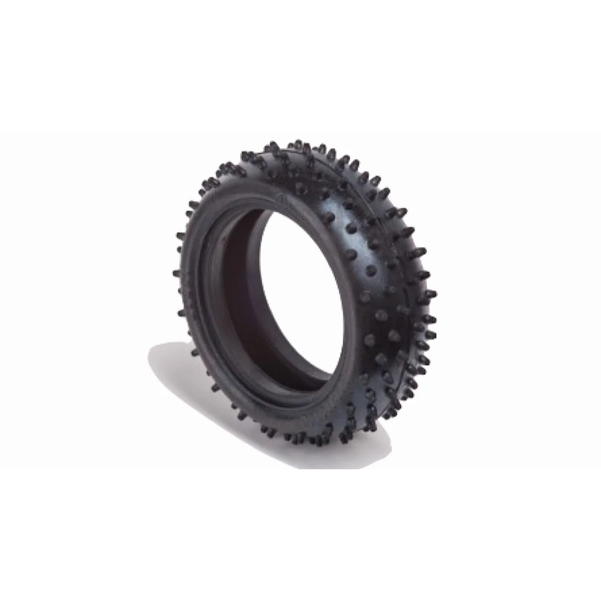 #BBT03 - Ballistic Buggy Mini Spike 1/10 4WD Front Tyres - Green (PR)
