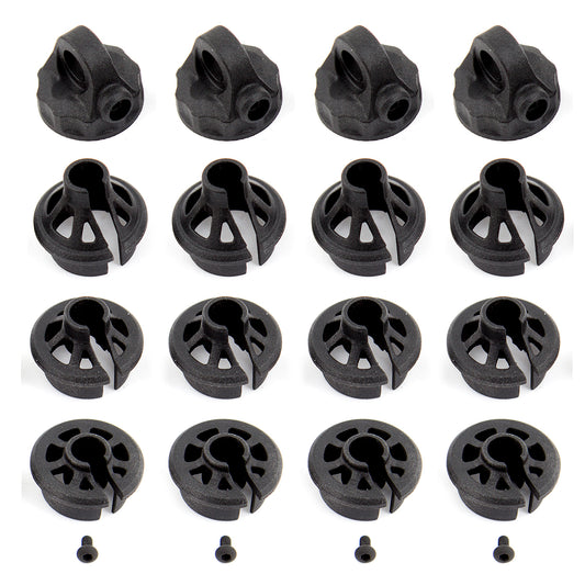 #AS91814 - TEAM ASSOCIATED B6.1/B74 SHOCK CAPS AND SPRING CUPS