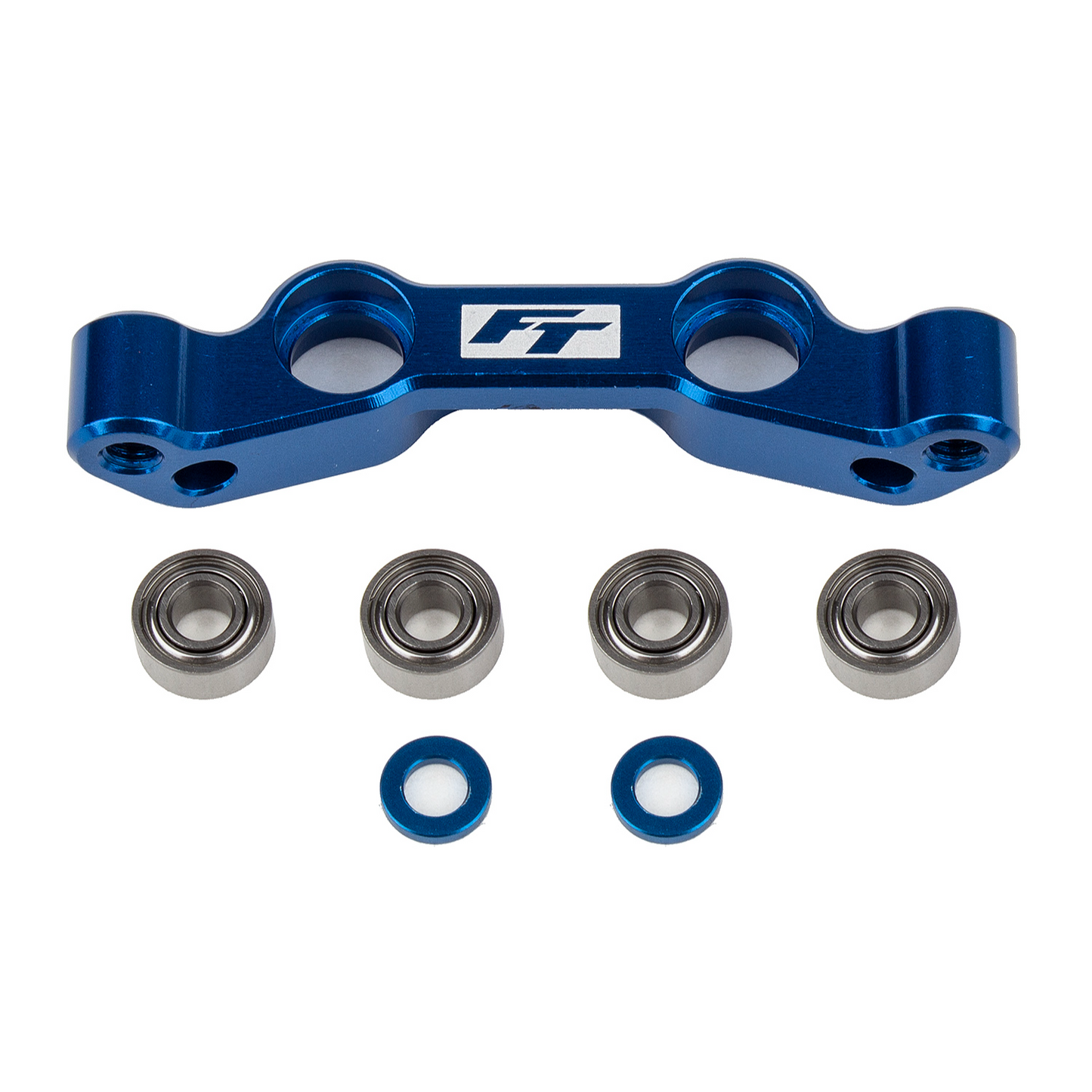 #AS91984 - TEAM ASSOCIATED RC10B6.4 FT STEERING RACK, BLUE ALUMINIUM