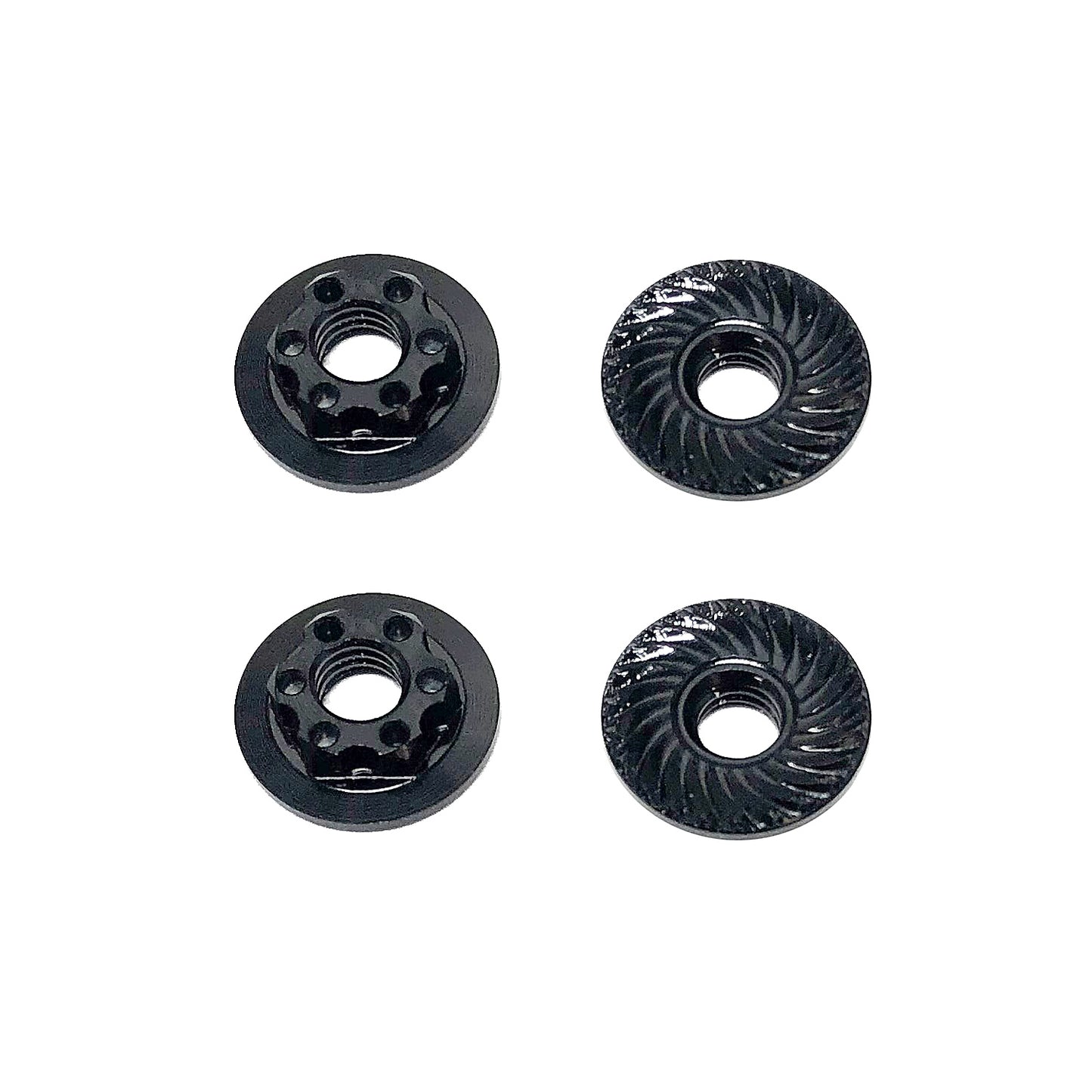 #AS92254 - TEAM ASSOCIATED FT NUTS - M4 LOW PROFILE WHEEL NUTS BLACK