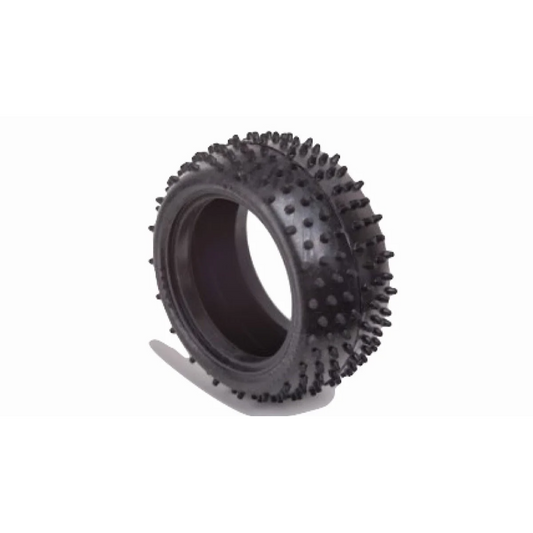 #BBT01 - Ballistic Buggy Mini Spike 1/10 2WD/4WD Rear Tyres - Green (PR)