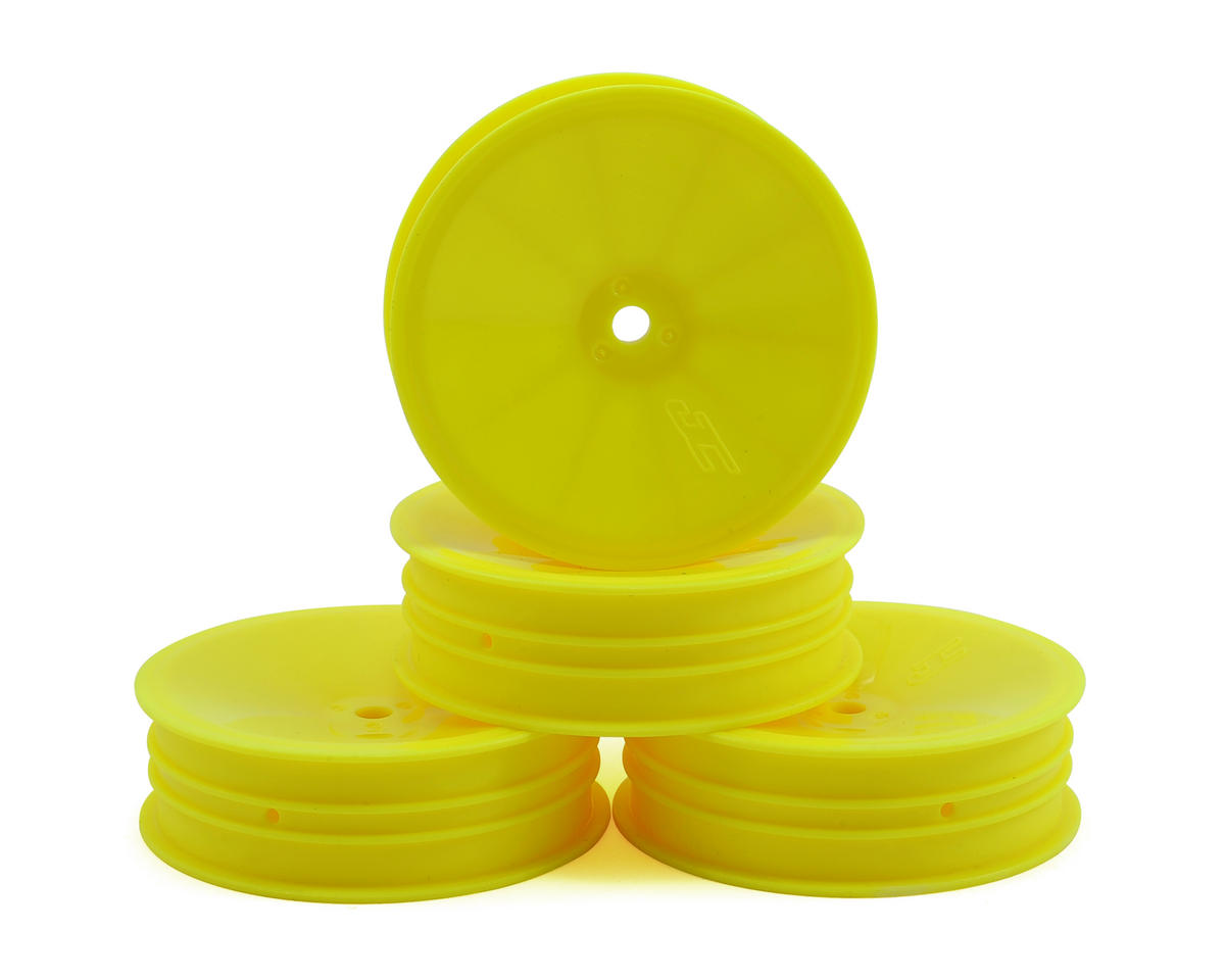 #JC3376Y - JConcepts Mono-2.2" Slim Front Wheel (Yellow) - 2 PAIR