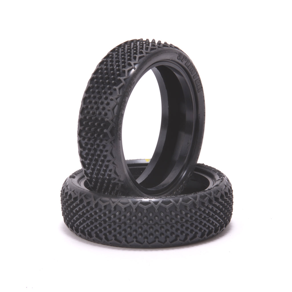 #U6906 - Schumacher Splinter 1/10 2WD Front Tyres - Yellow (PR)