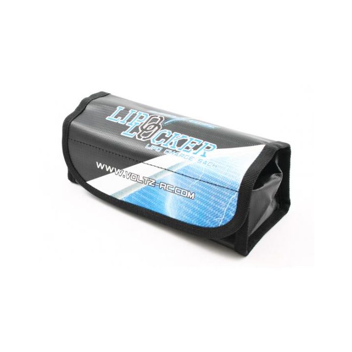 #VZ1005 - VOLTZ CHARGE VAULT LIPO LOCKER BOX/BAG 18.5cm x 7.5cm X 6cm