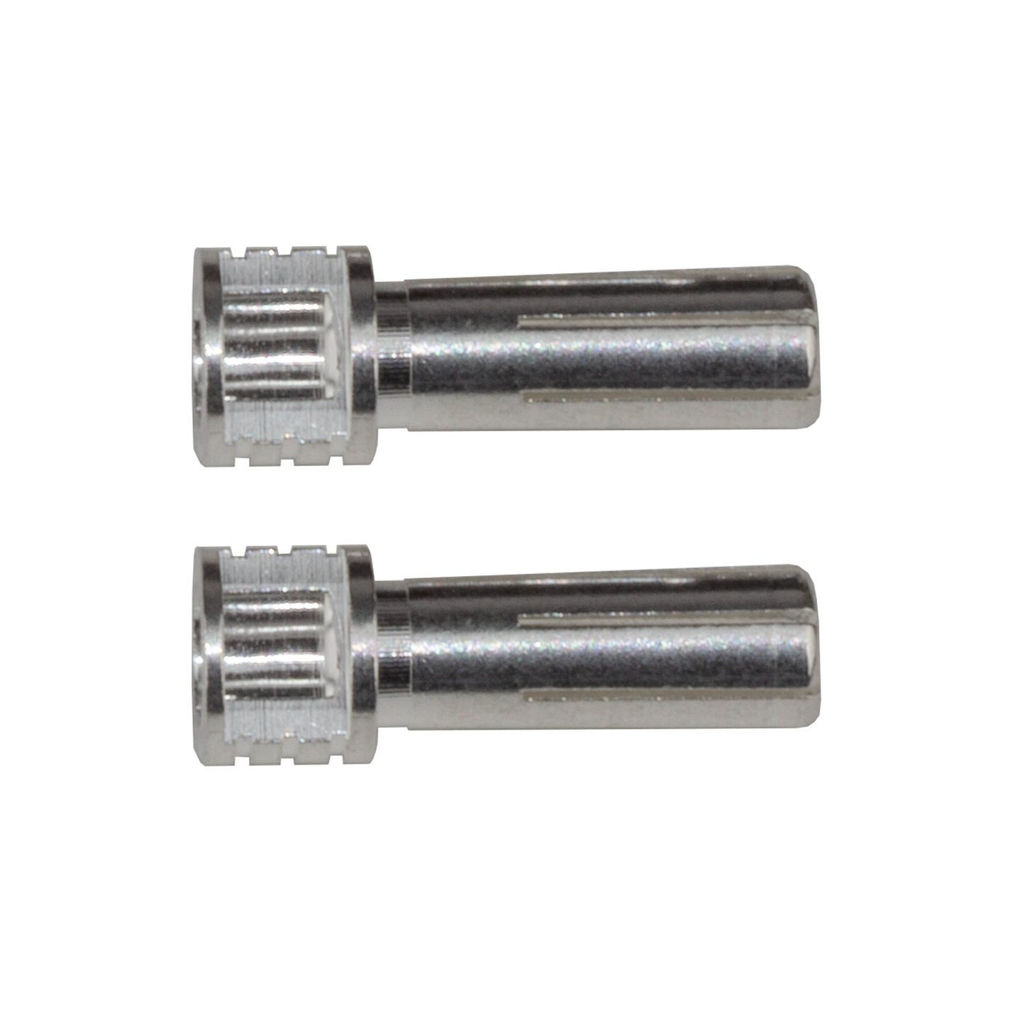 #AS27392 - REEDY GRIP BULLET CONNECTORS SILVER 5mm x 14mm (2)