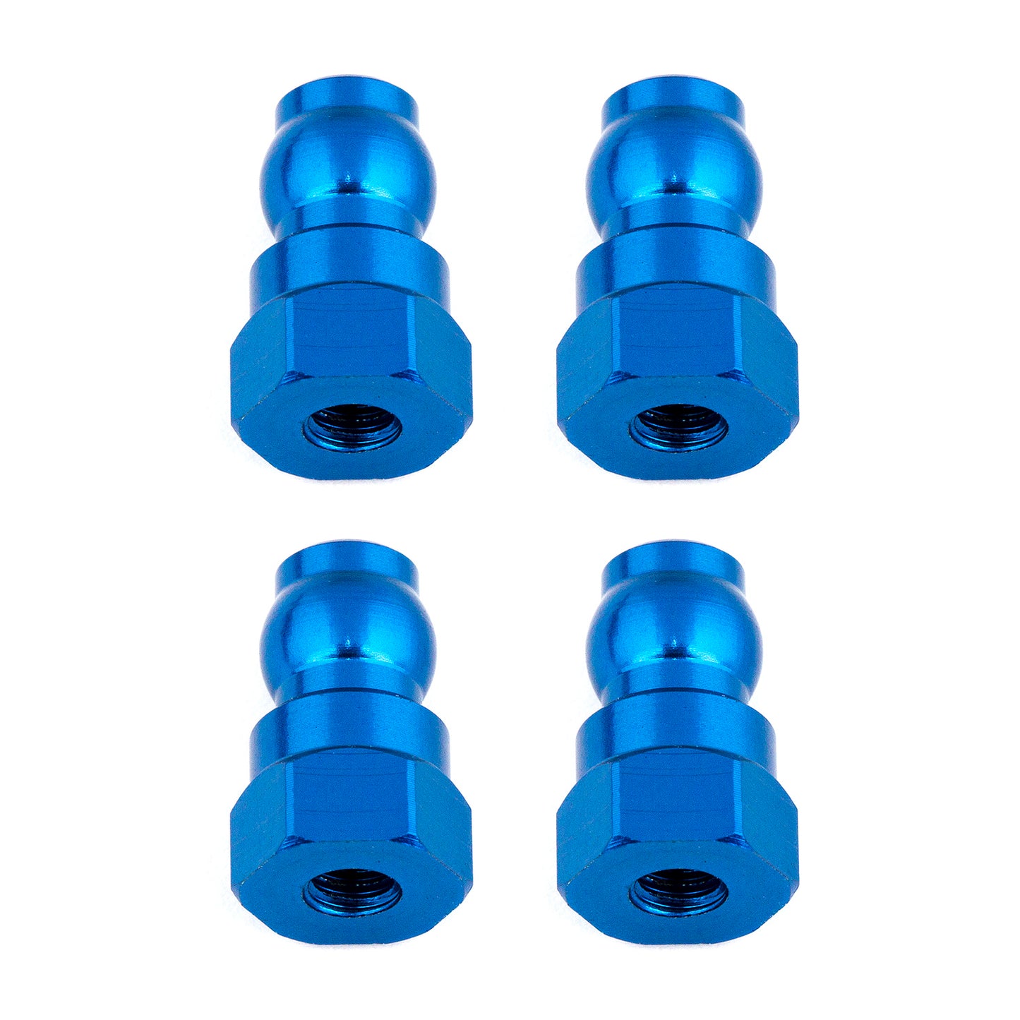 #AS91816 - TEAM ASSOCIATED SHOCK BUSHINGS 12MM BLUE ALUMINUM (4)