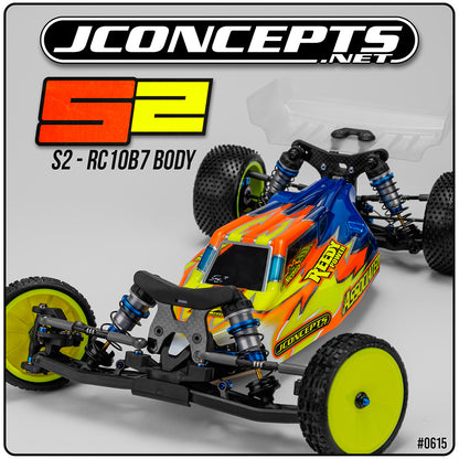 #JC0615 - JConcepts S2 - RC10B7 Body w/Carpet/Turf/Dirt Wing