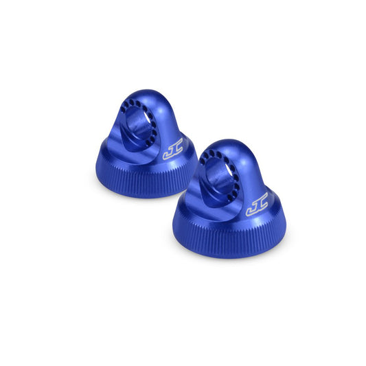 #JC2490-1 - JConcepts-Fin, 12mm V2 Shock Cap-Blue