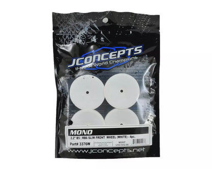 #JC3376W - JConcepts Mono-2.2" Slim Front Wheel (White) - 2 PAIR