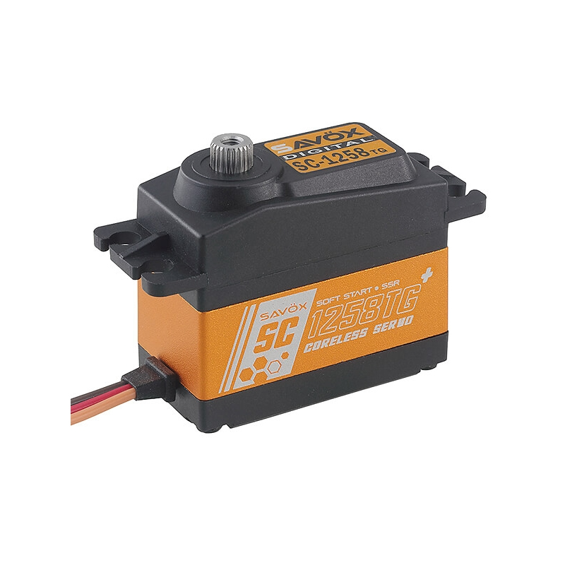 #SAV-SC1258TG+ - SAVOX HIGH TORQUE CORELESS DIGITAL SERVO 12KG@6.0V-UPDATE