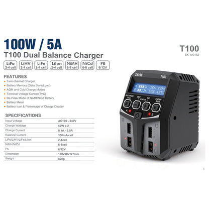 #SK-100162 - SKY RC T100 BATTERY CHARGER